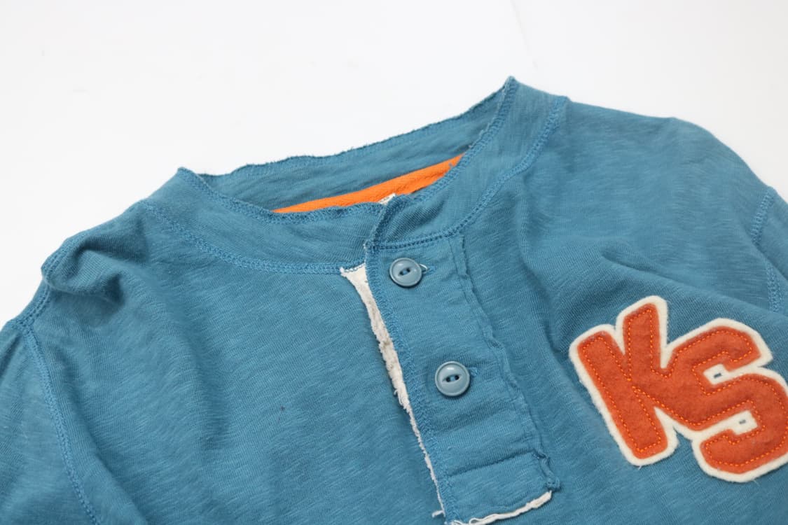 챔피온 빈티지 헨리넥 패치 롱슬리브 티셔츠 (L) 상품이미지5