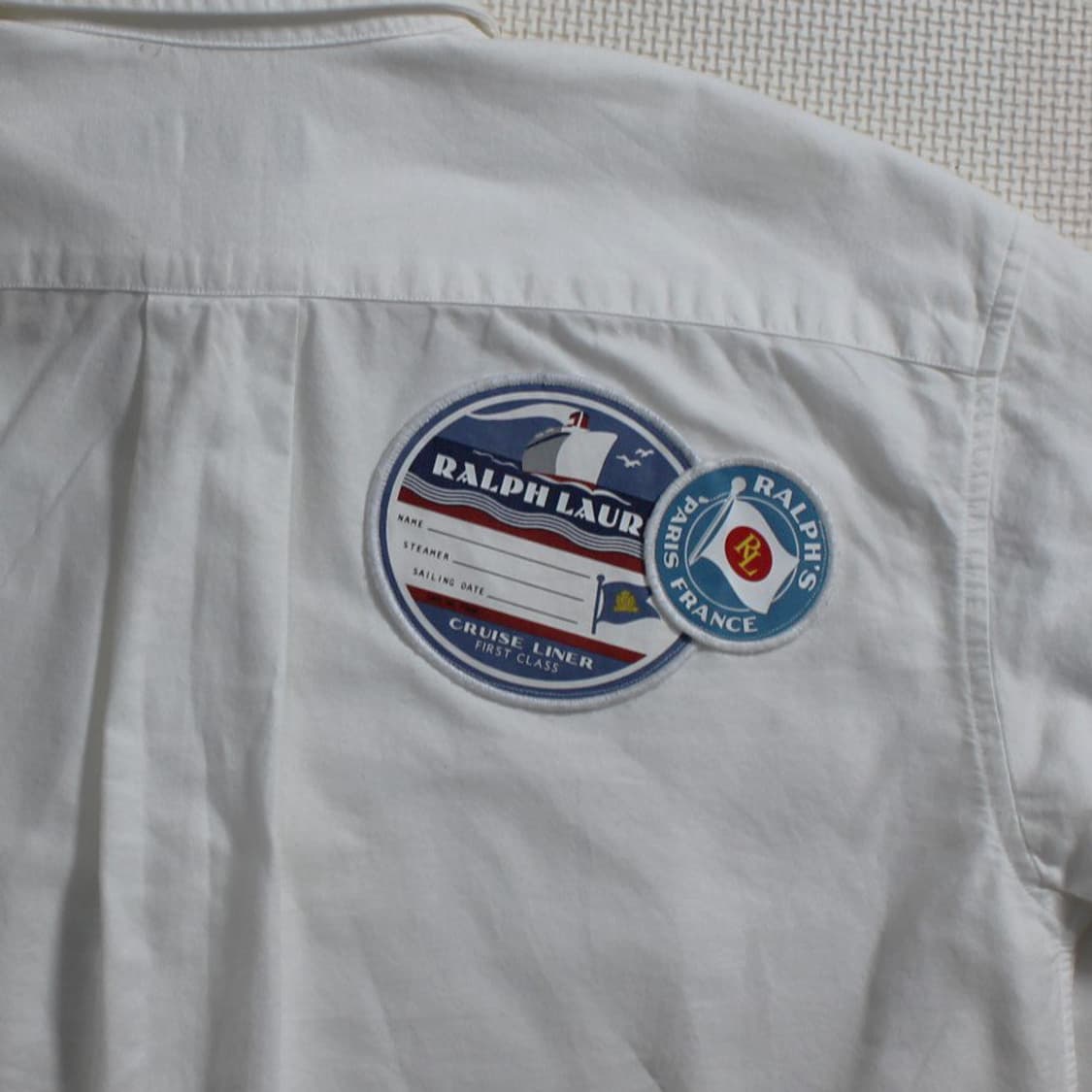 Polo 폴로 랄프로렌 한정판 인터내셔널 에어라인 패치 옥스포드 셔츠 상품이미지3