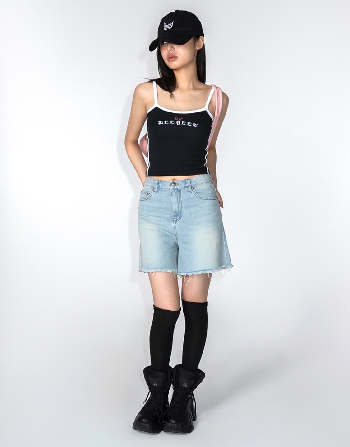 yeel 와이이이엘 레드하트 로고 반바지  상품이미지1