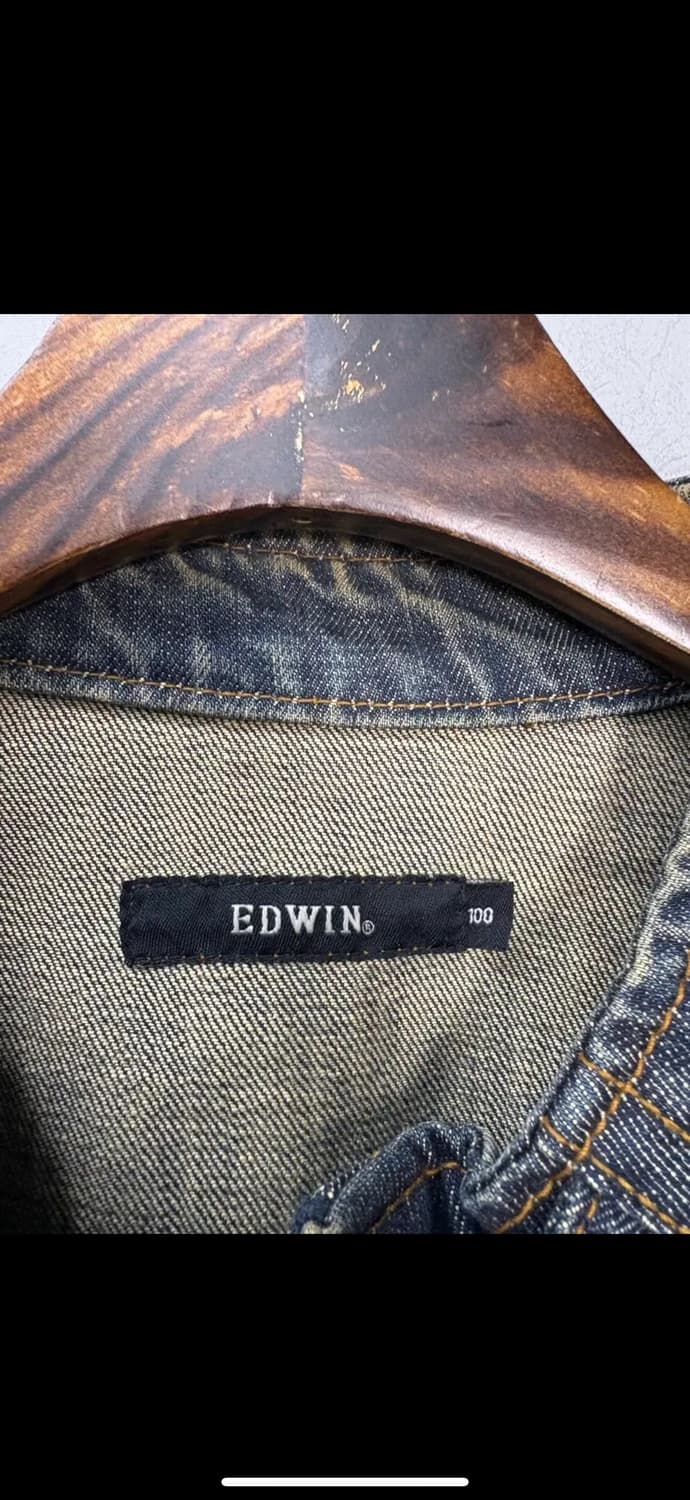 에드윈 데님 바이커 자켓 H1433 상품이미지6