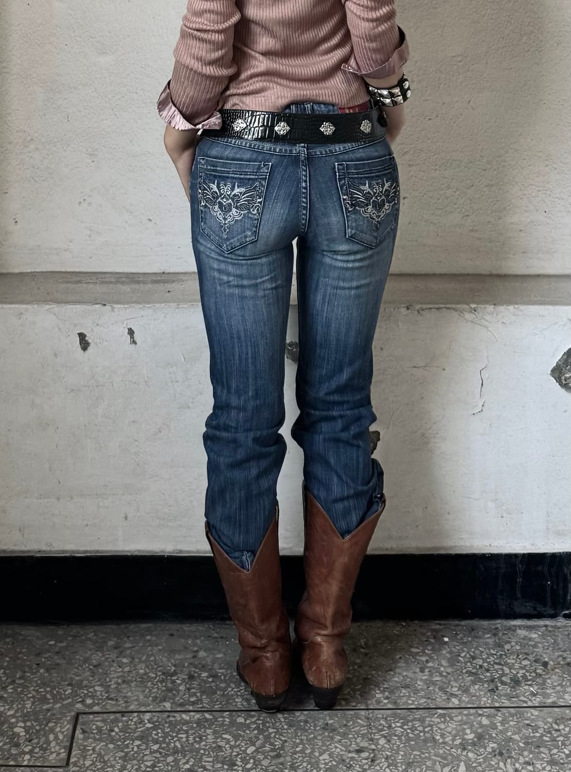 Denim boots cut pants 상품이미지1