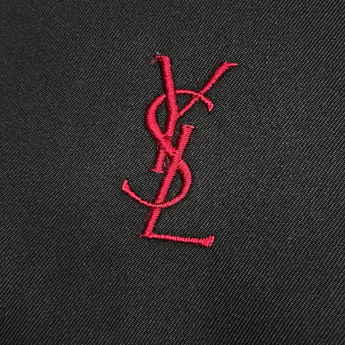 YvesSaintLaurent  입생로랑 자수로고 블랙 상품이미지2