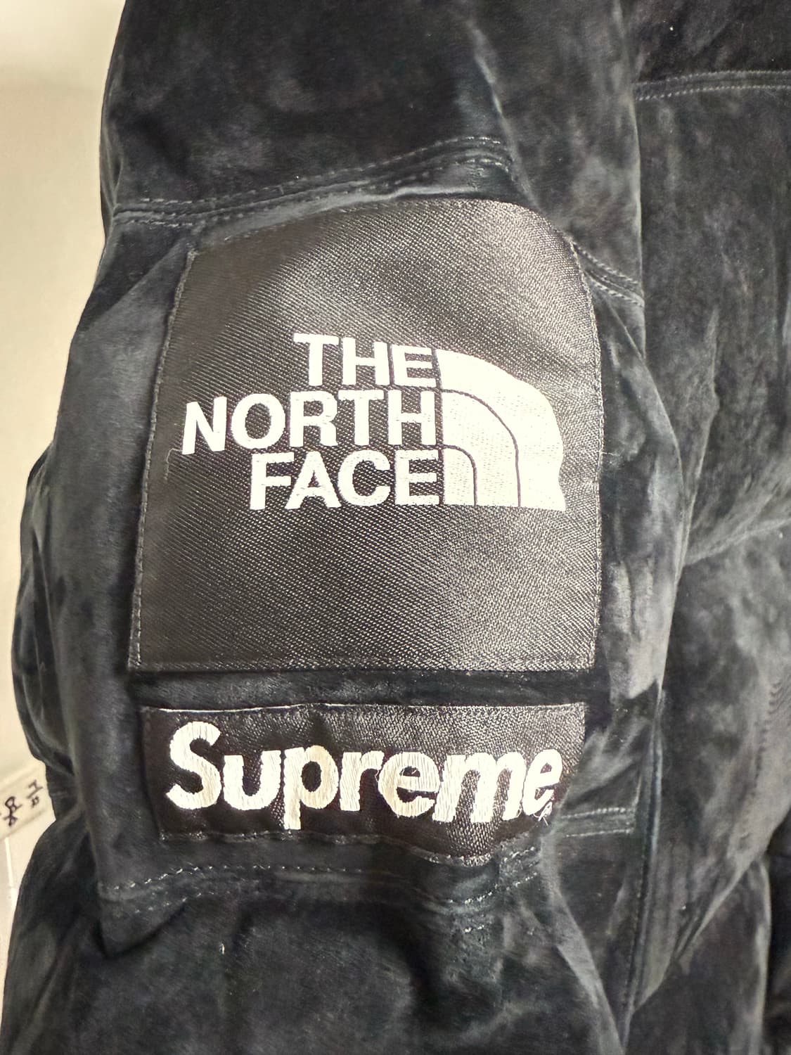 (L) 슈프림 노스페이스 스웨이드 눕시 블랙 상품이미지2