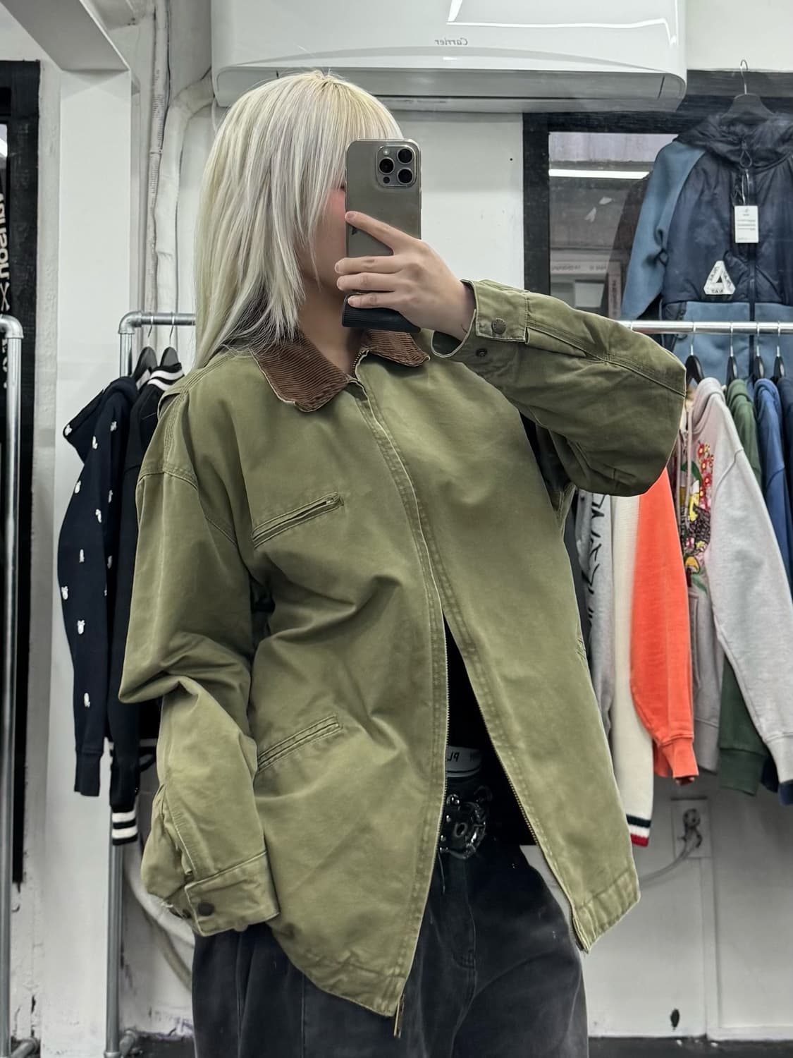 VTG 코튼 워크자켓 상품이미지2