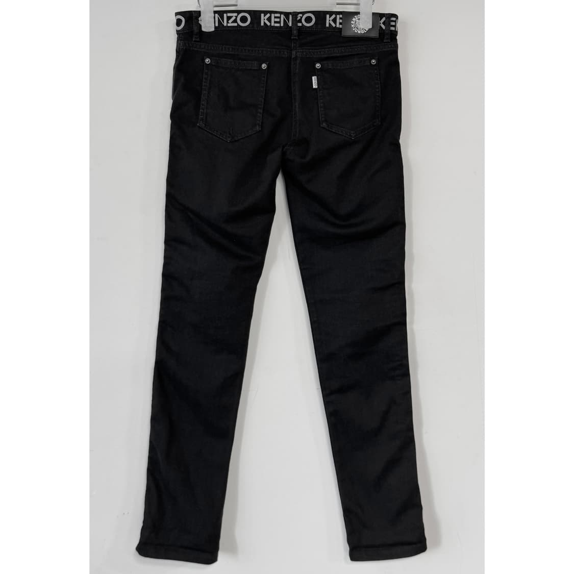 겐조 로고 스키니 블랙 데님 진 상품이미지8