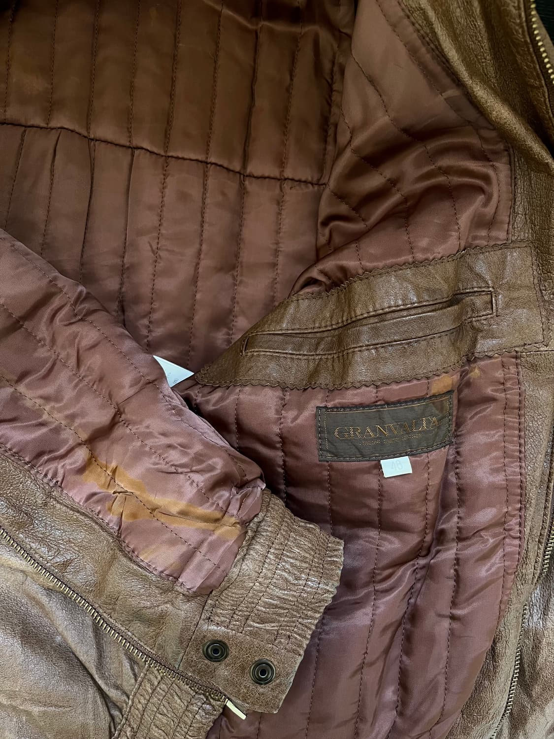 GRANVALTA 셰르파 레더 자켓 상품이미지10