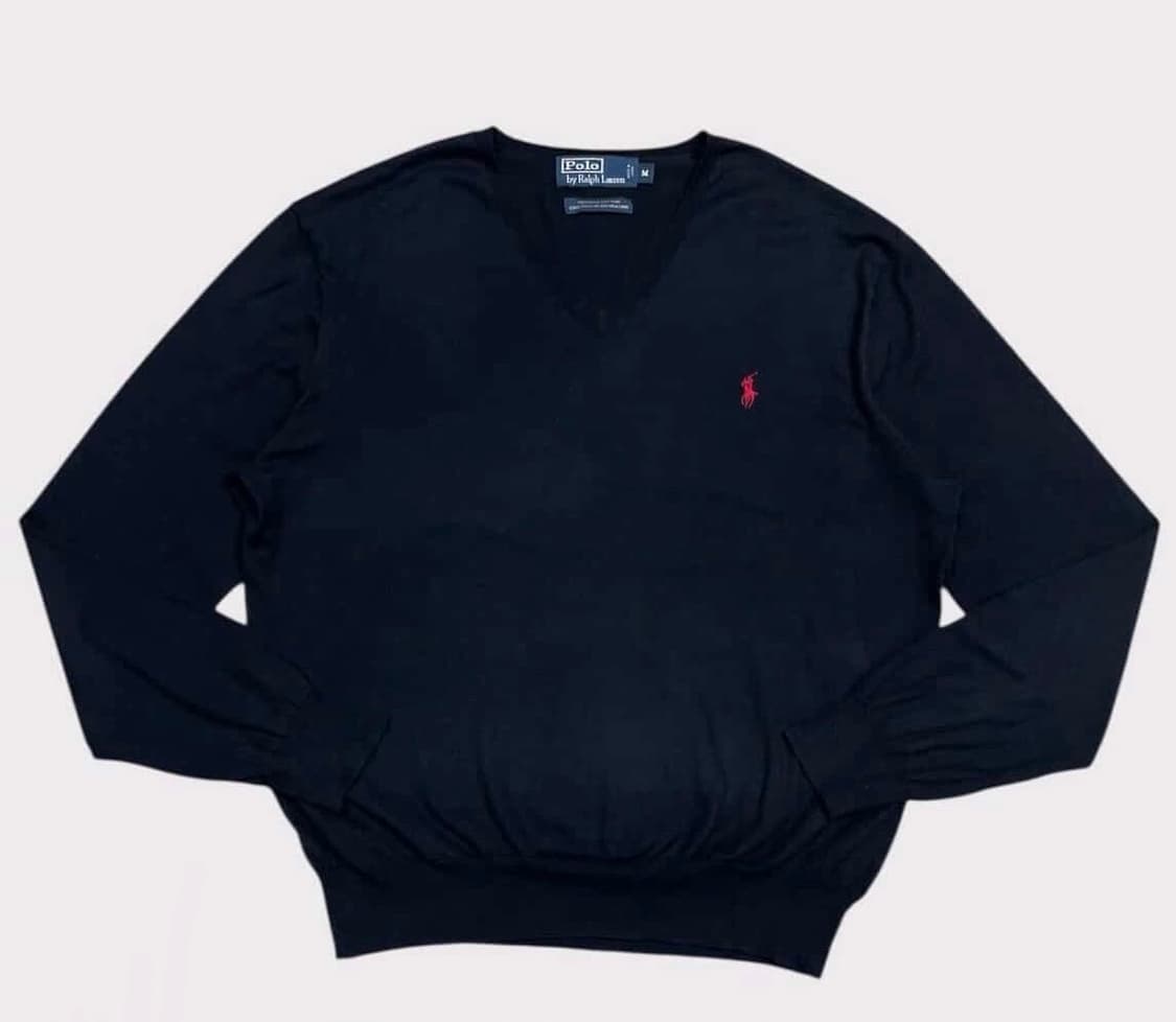 폴로 랄프로렌 V넥 코튼 니트 상품이미지1