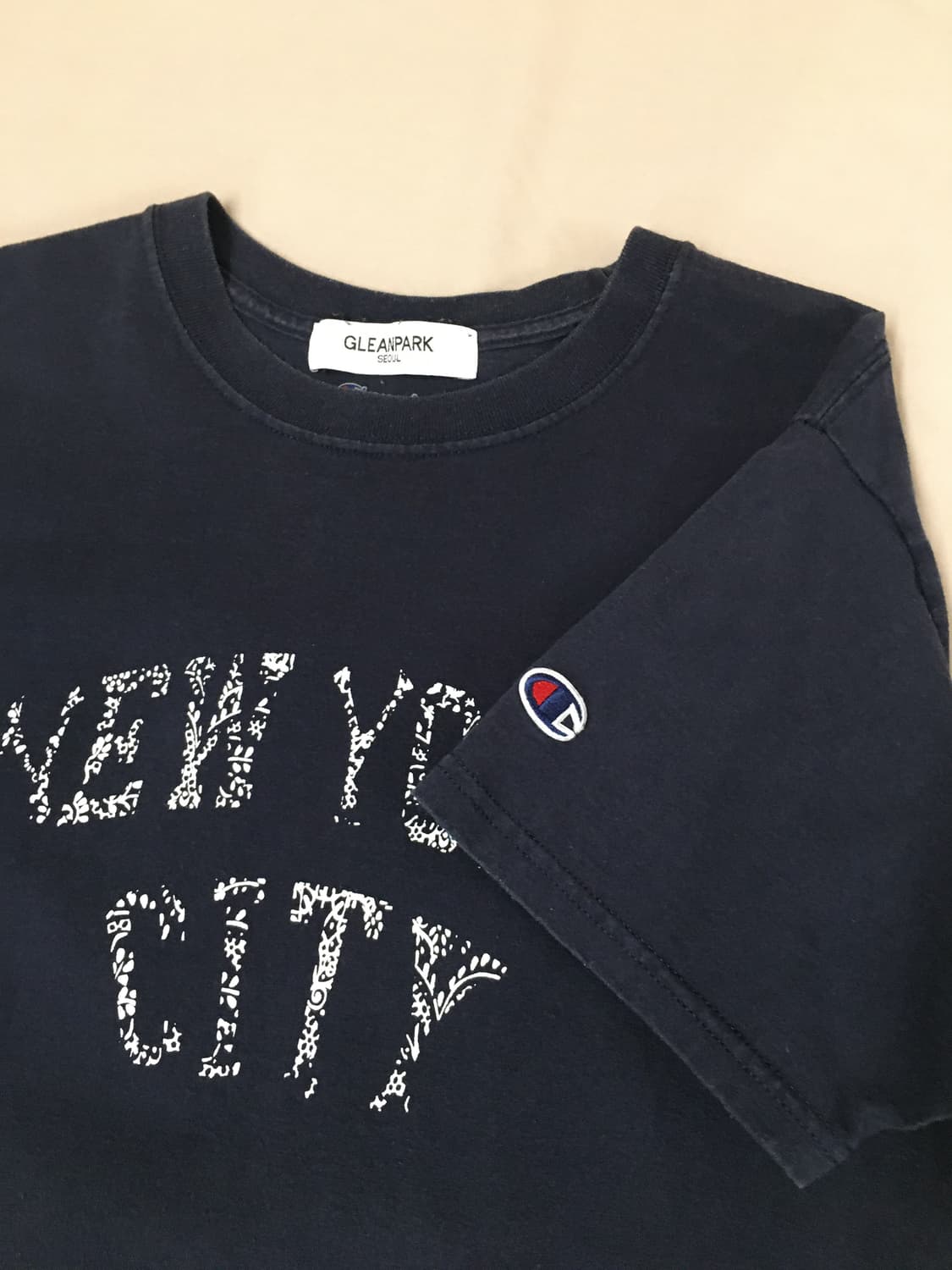 급처! 글린파크 x 챔피온 NY 티셔츠 상품이미지5