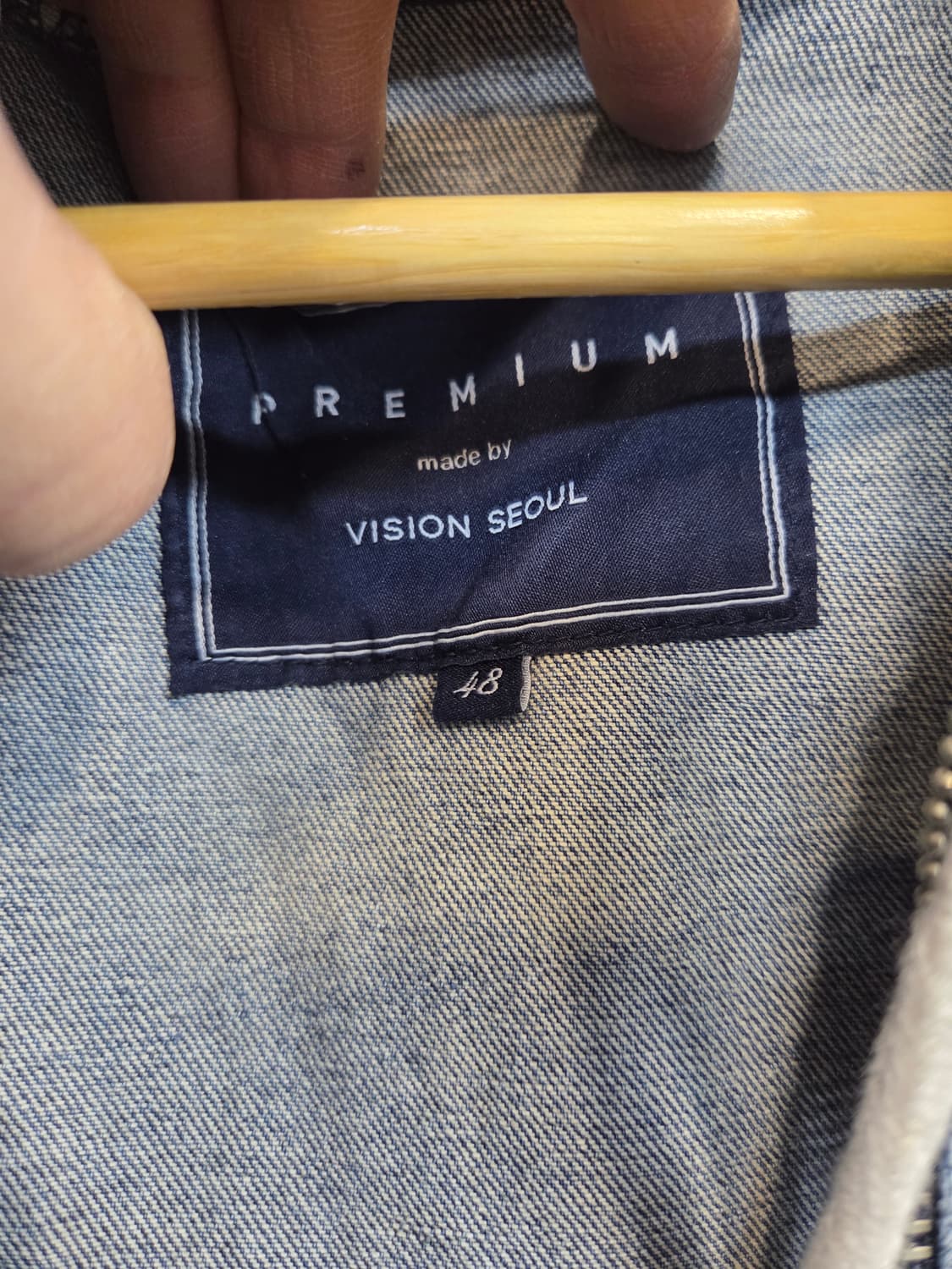 비젼 서울 빈티지 액티브 데님 후드 집업자켓 대략 m 상품이미지3