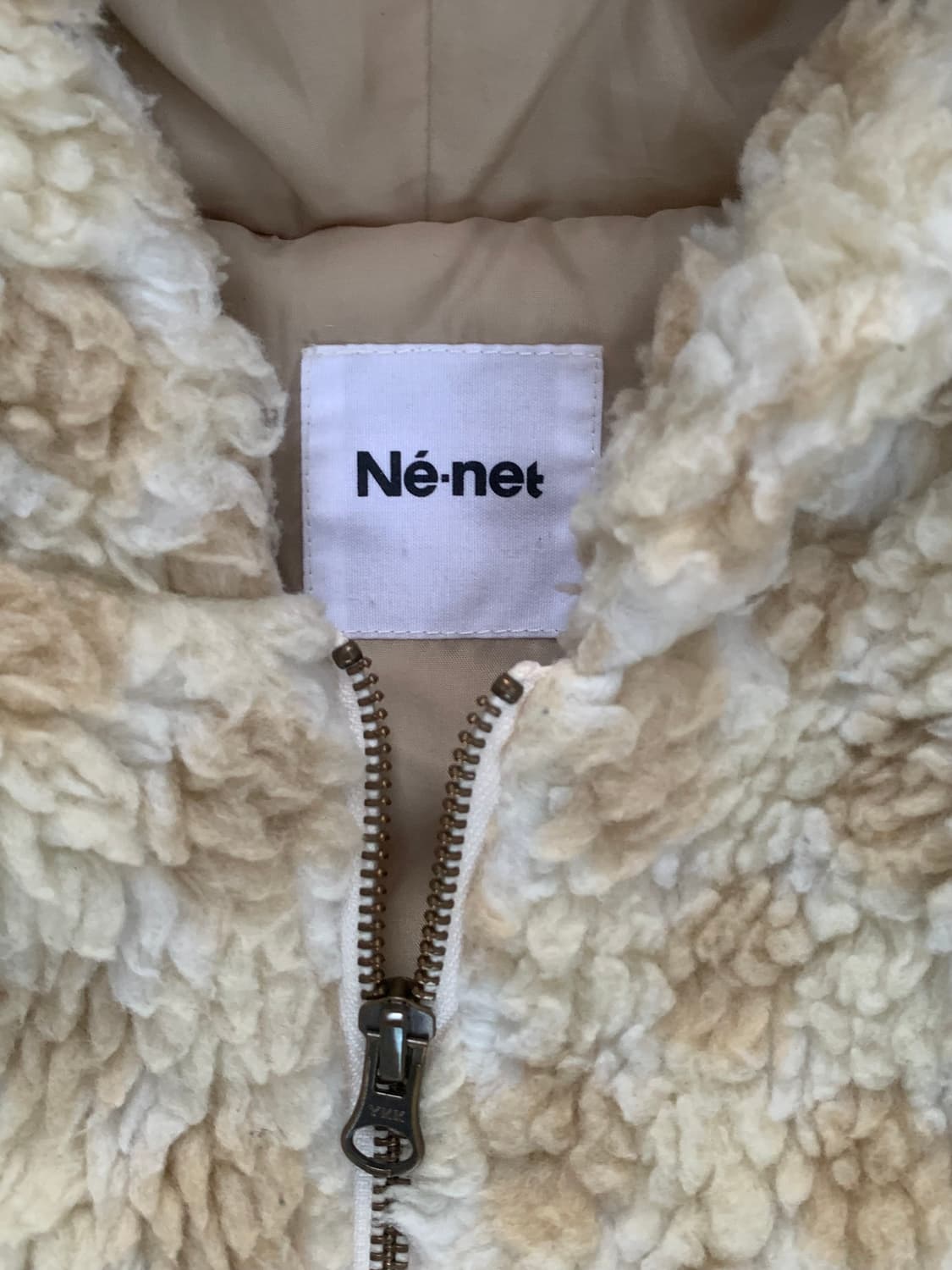 Ne-net 네넷 곰돌이 도트 플리스 (ivory) 상품이미지3