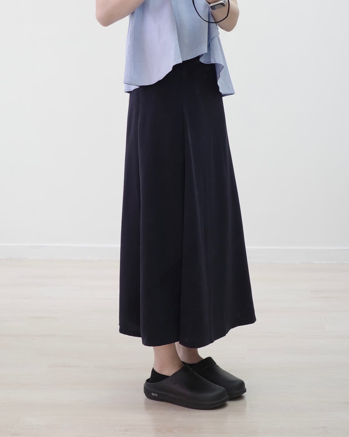 하나에 모리 Hanae mori black ling skirt 상품이미지4