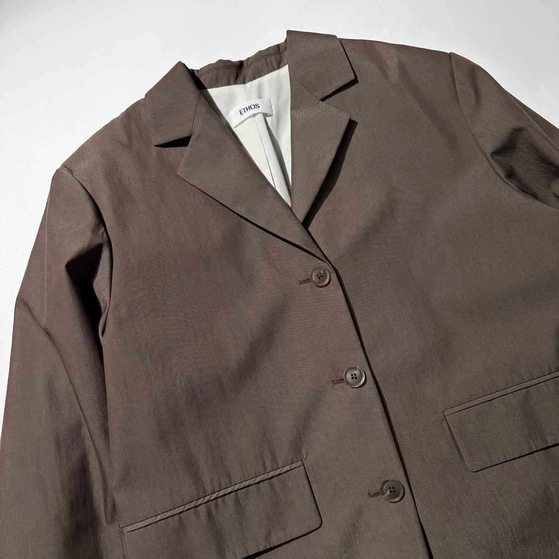 에토스 SERR 오버핏 싱글 블레이저 자켓 상품이미지4