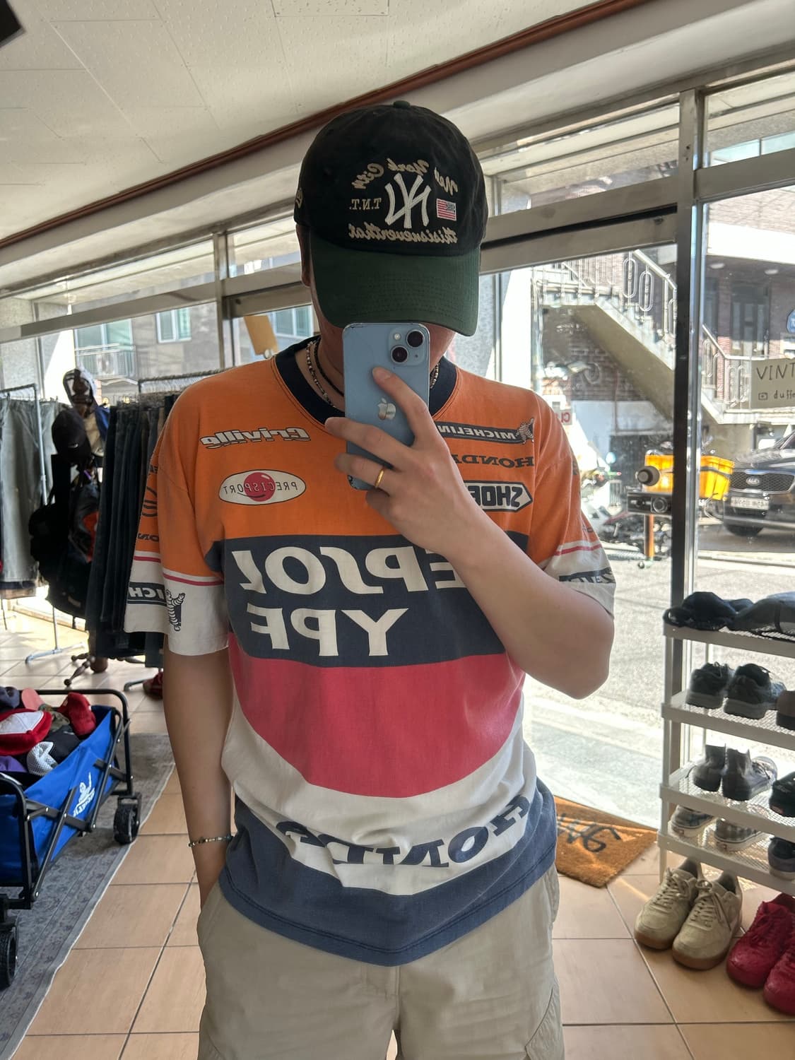 90-00‘s 혼다 랩솔 레이싱 모토티셔츠 상품이미지7
