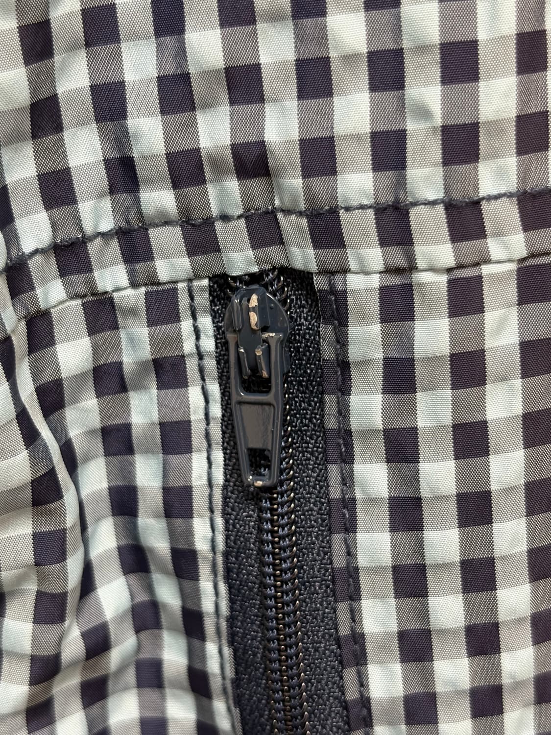 노컨텐츠 체크 후드 점퍼 바람막이 상품이미지3