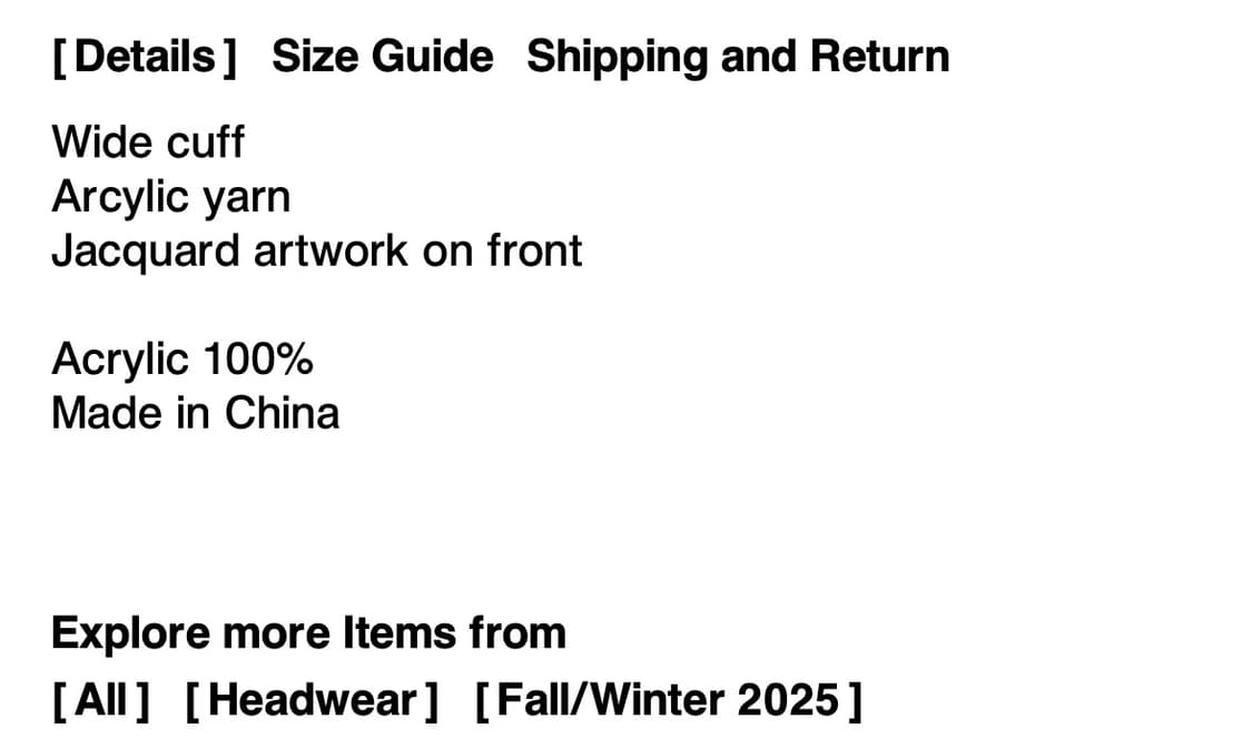 디스이즈네버댓) HSP-Logo Big Cuff Beanie Nav F 상품이미지3