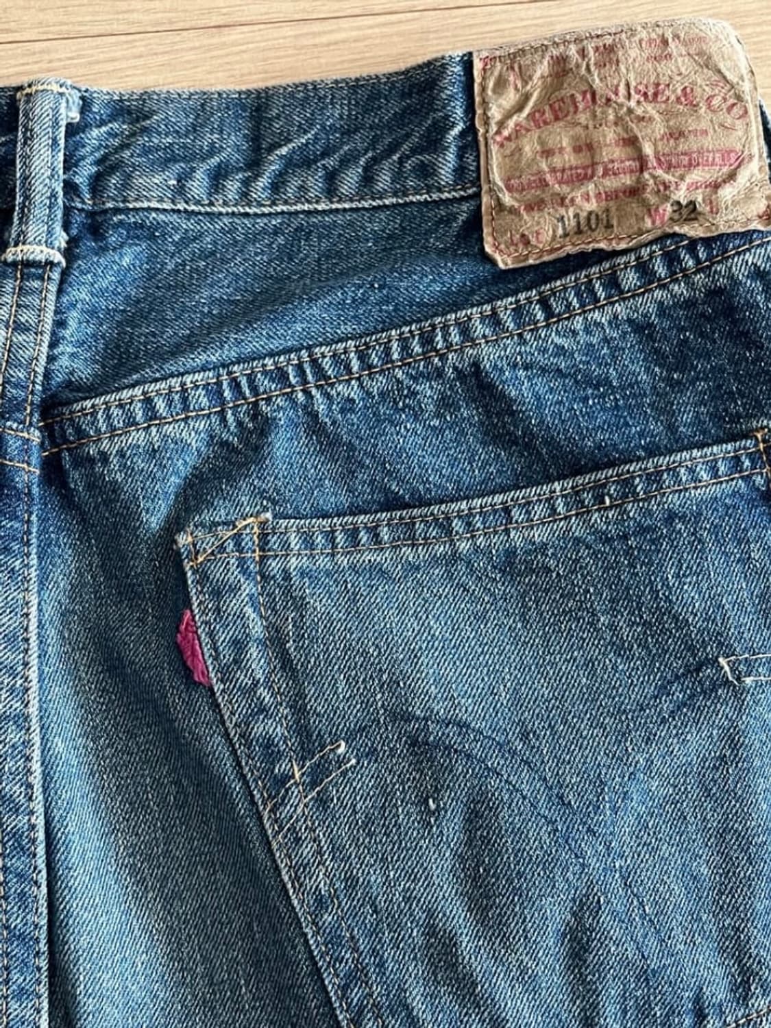 웨어하우스 1101 미디움인디고 32사이즈 상품이미지3