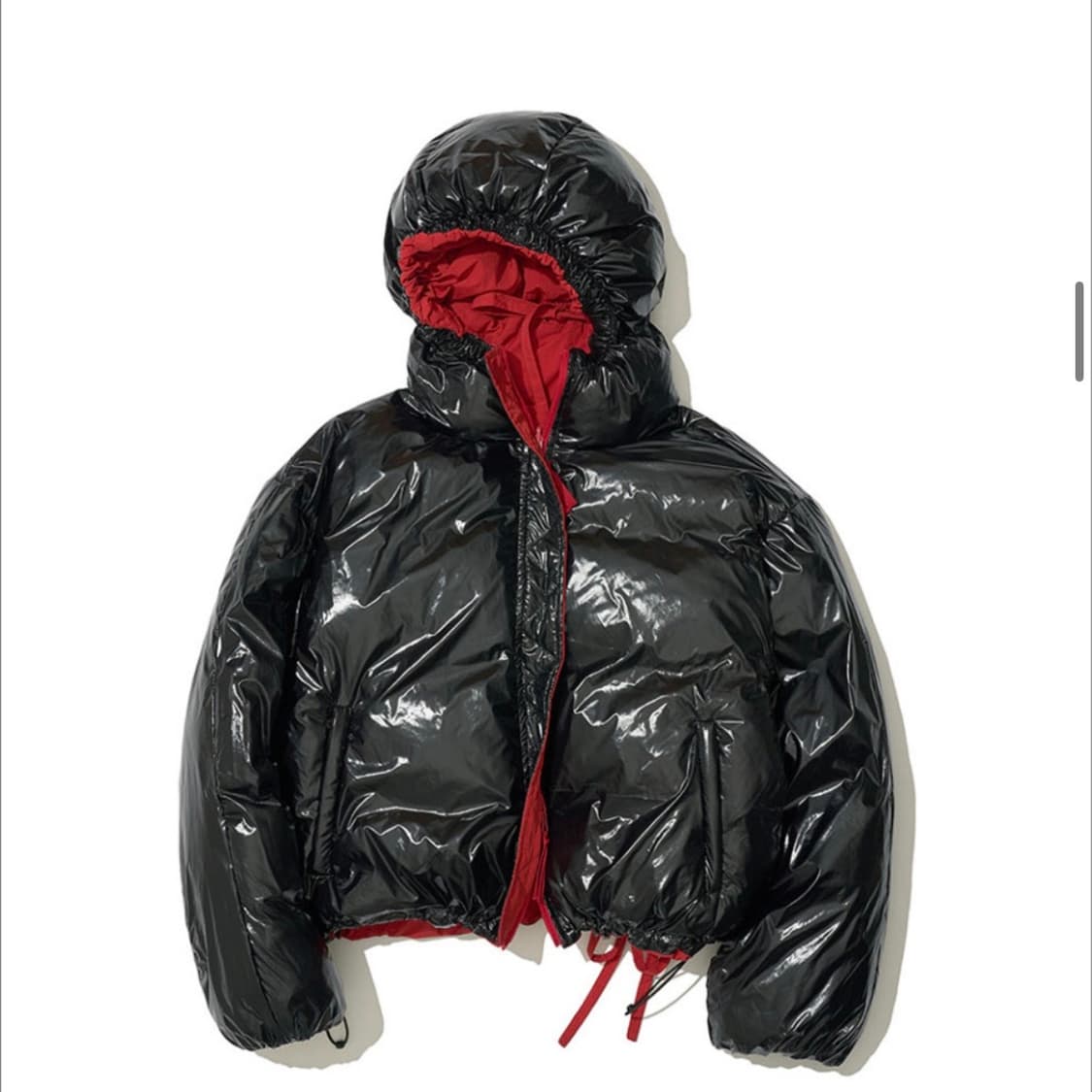 파르티멘토우먼 리버시블 셔링 후디드 푸퍼 자켓 패딩 상품이미지3