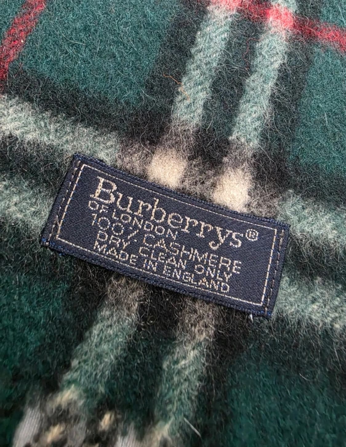 버버리 캐시미어 체크 머플러 상품이미지6