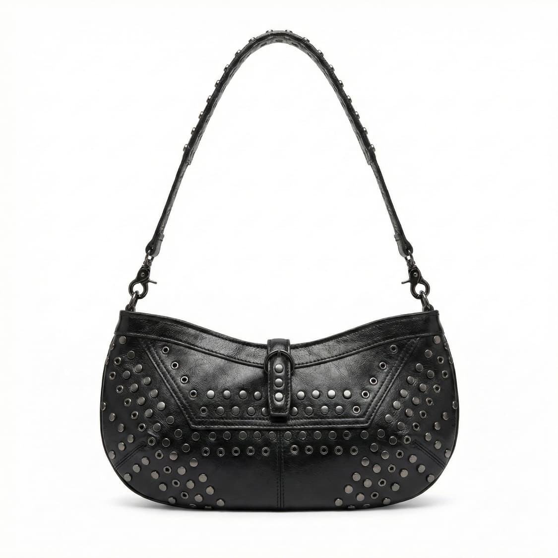 미사용 자라 스터드 숄더백 락시크 6016/611 발렌시아가 시티백 느낌 상품이미지1