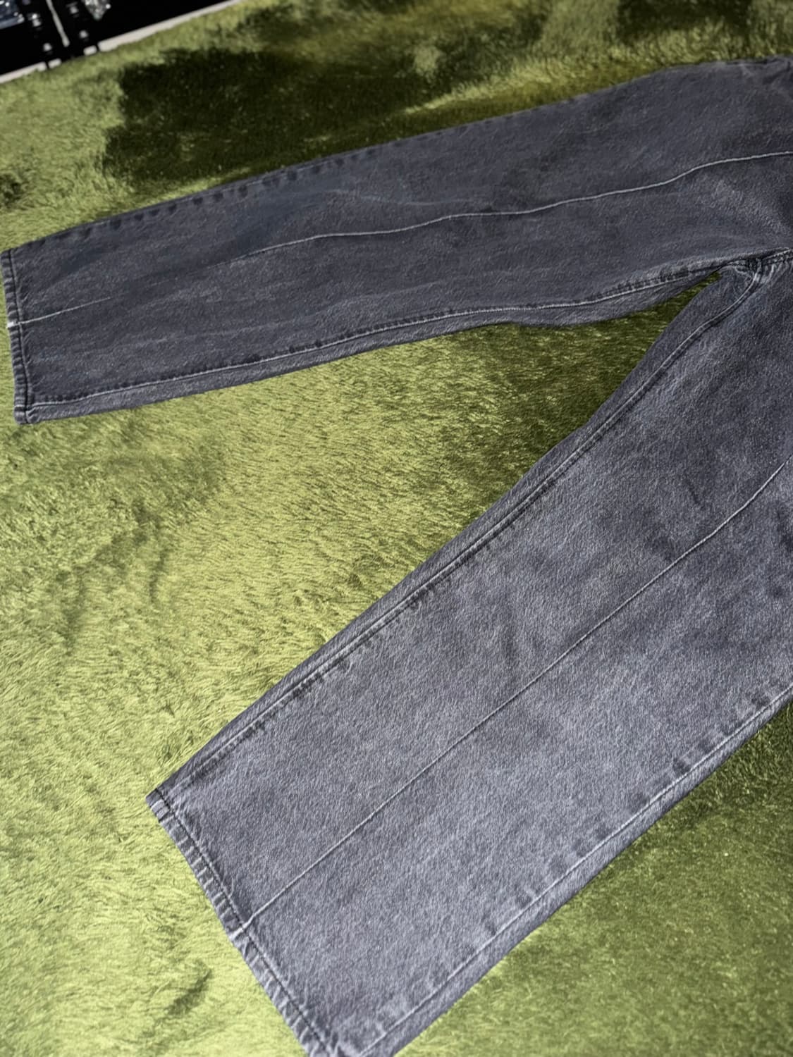 [XL] Namerclothing 네이머클로딩 핀턱 데님 팬츠 그레이 상품이미지6