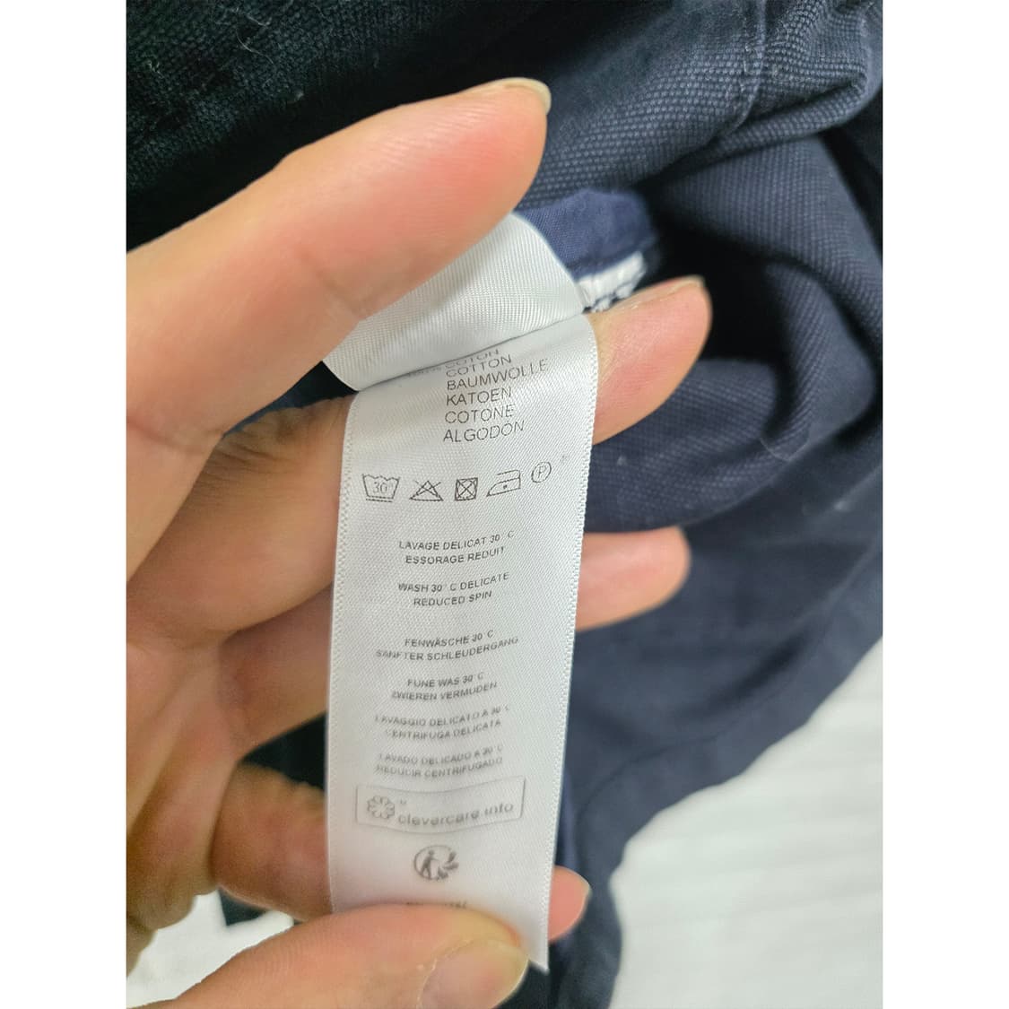 세인트제임스 네이비 코튼 워크 자켓 L fcb 상품이미지3