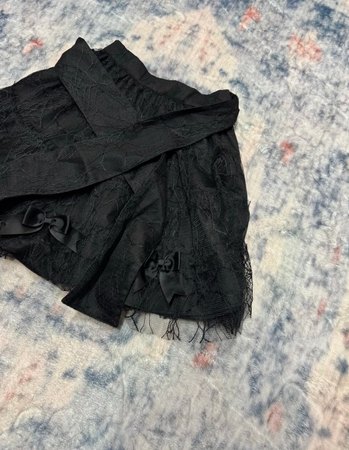 Bodyline goth ribbon prill skirt 상품이미지4