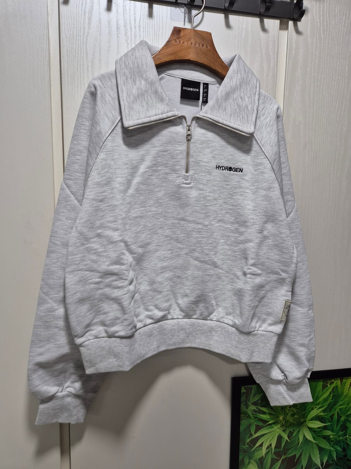 (세일)(새상품)하이드로겐 집업 맨투맨 그레이 상품이미지3