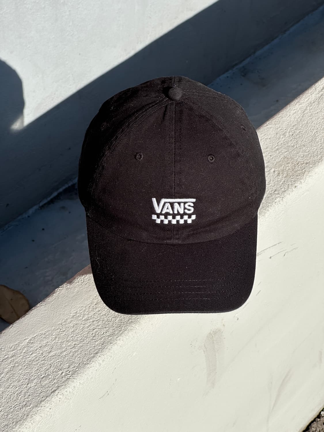 [M] 반스 로고 블랙 볼캡 모자 상품이미지1