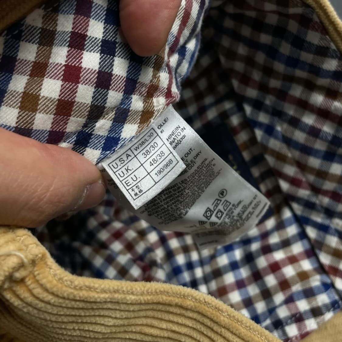 38 브룩스브라더스 코듀로이 팬츠  상품이미지4