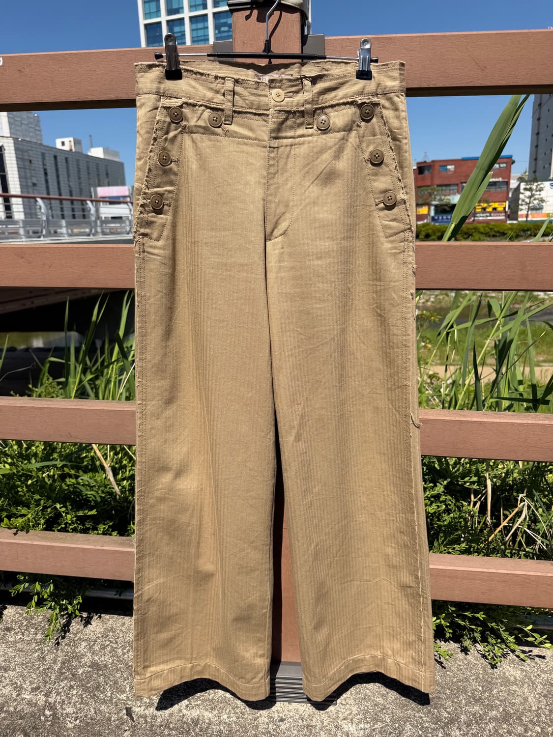Hiromichi Nakano Herringbone WideLeg(30) 상품이미지1