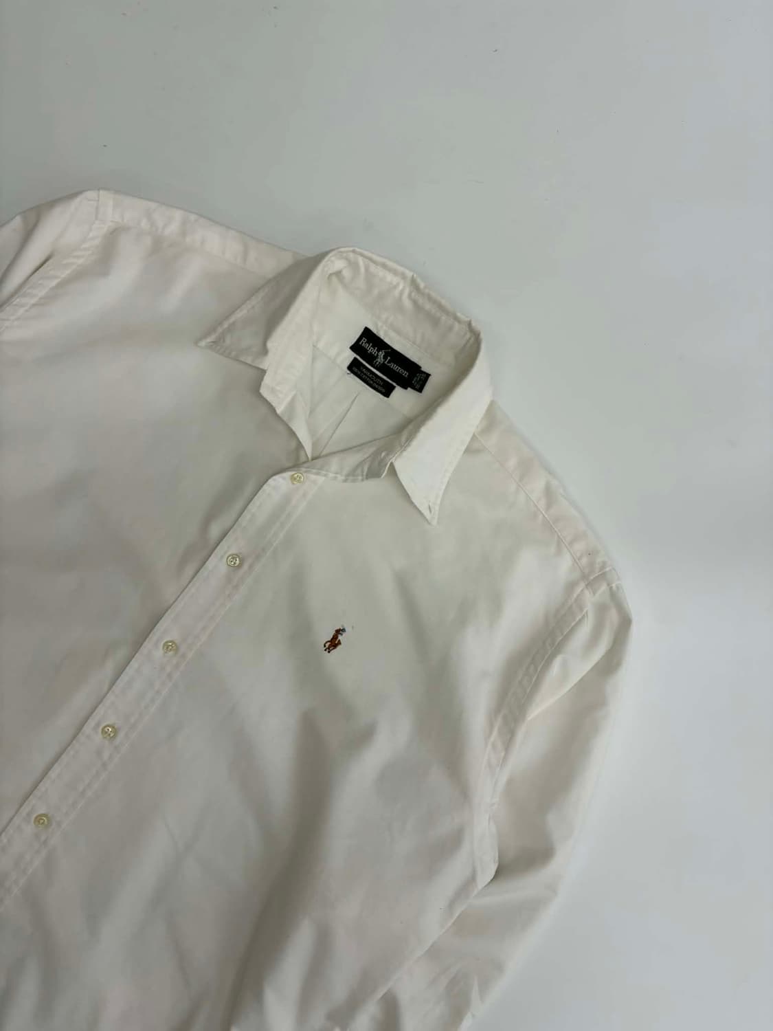 [110] 폴로 랄프로렌 야머스핏 화이트 셔츠 상품이미지5