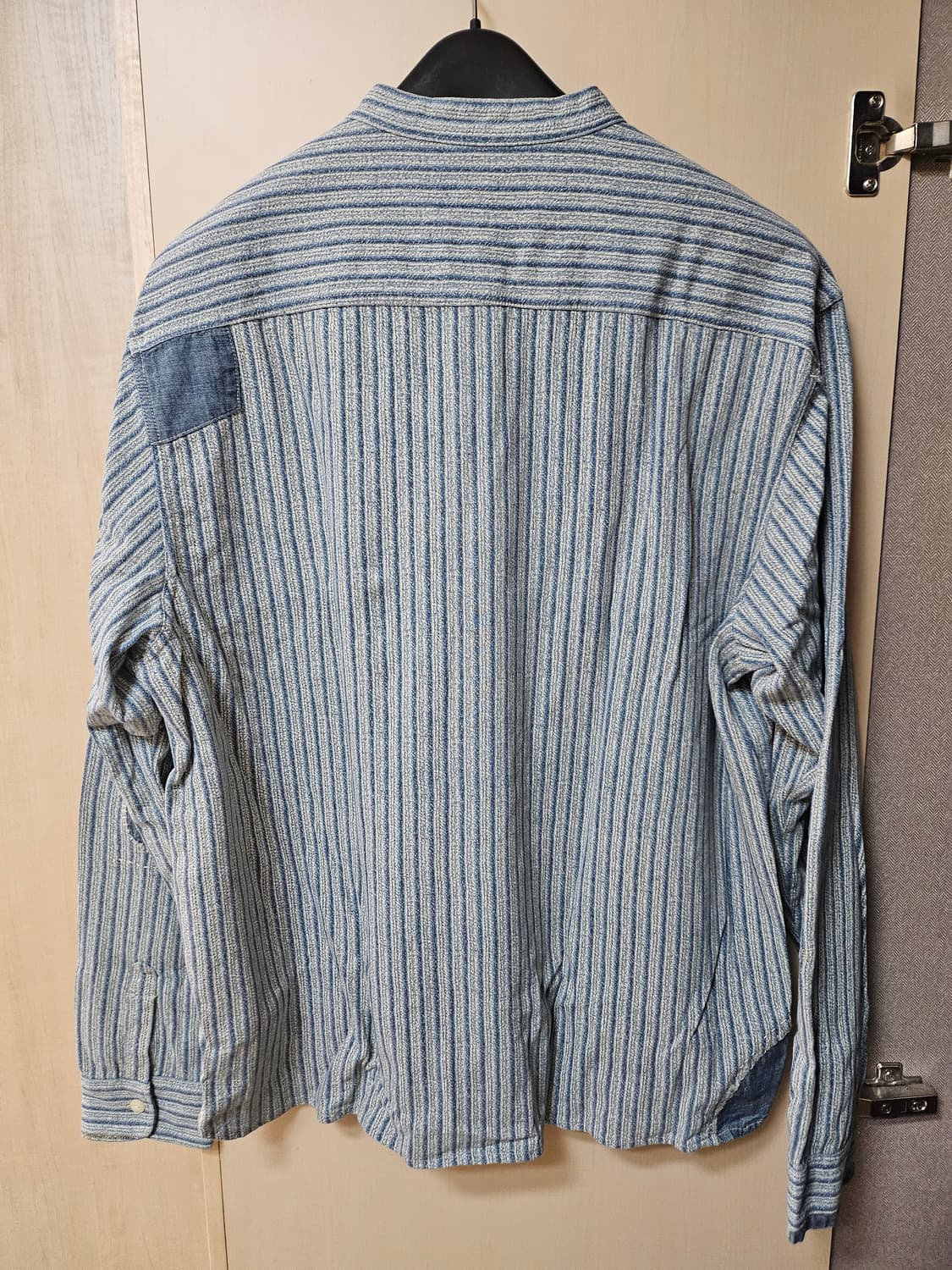 RRL 리페어 리넨 코튼 팝오버 셔츠 XL 상품이미지5