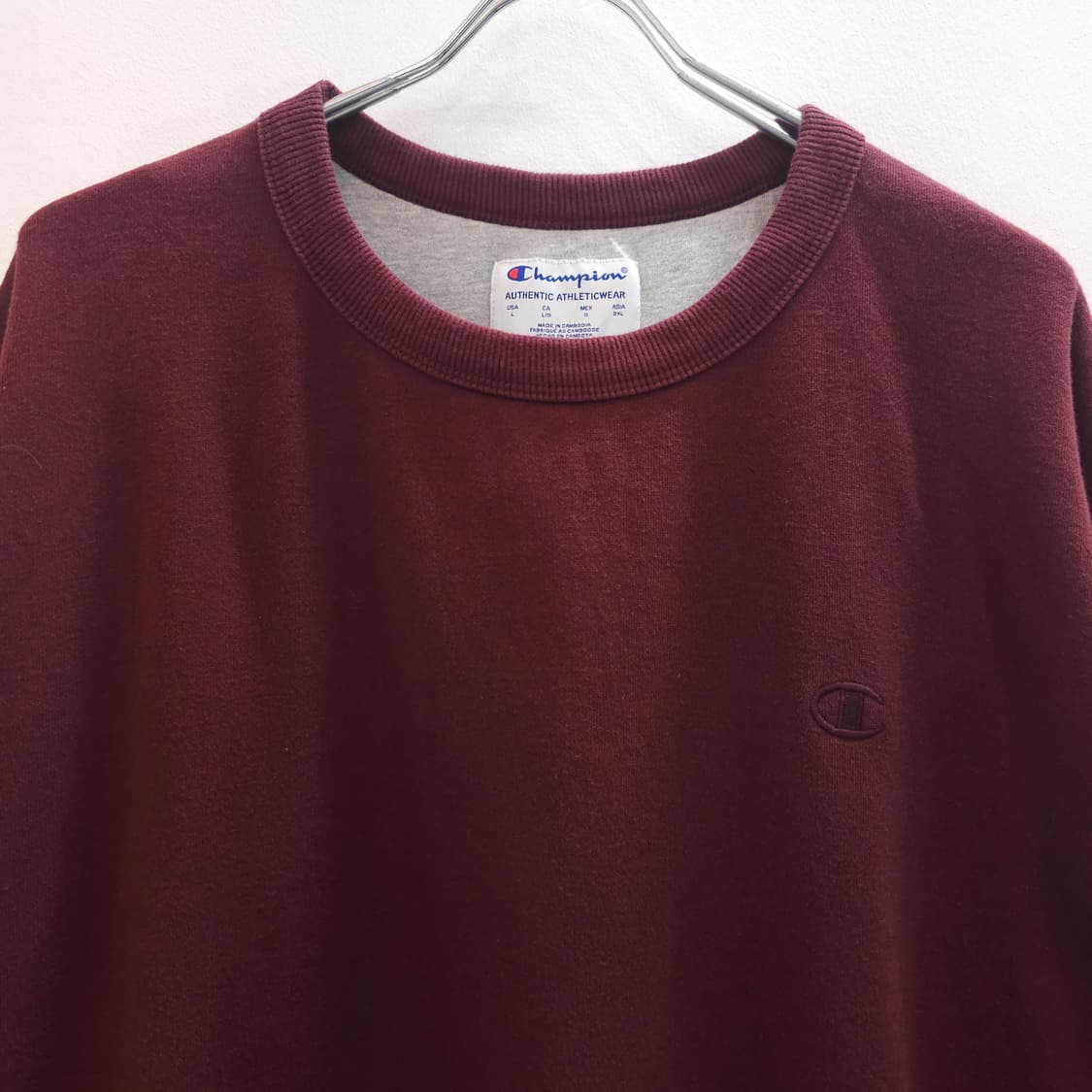 USA 챔피온 맨투맨 기모 상품이미지2