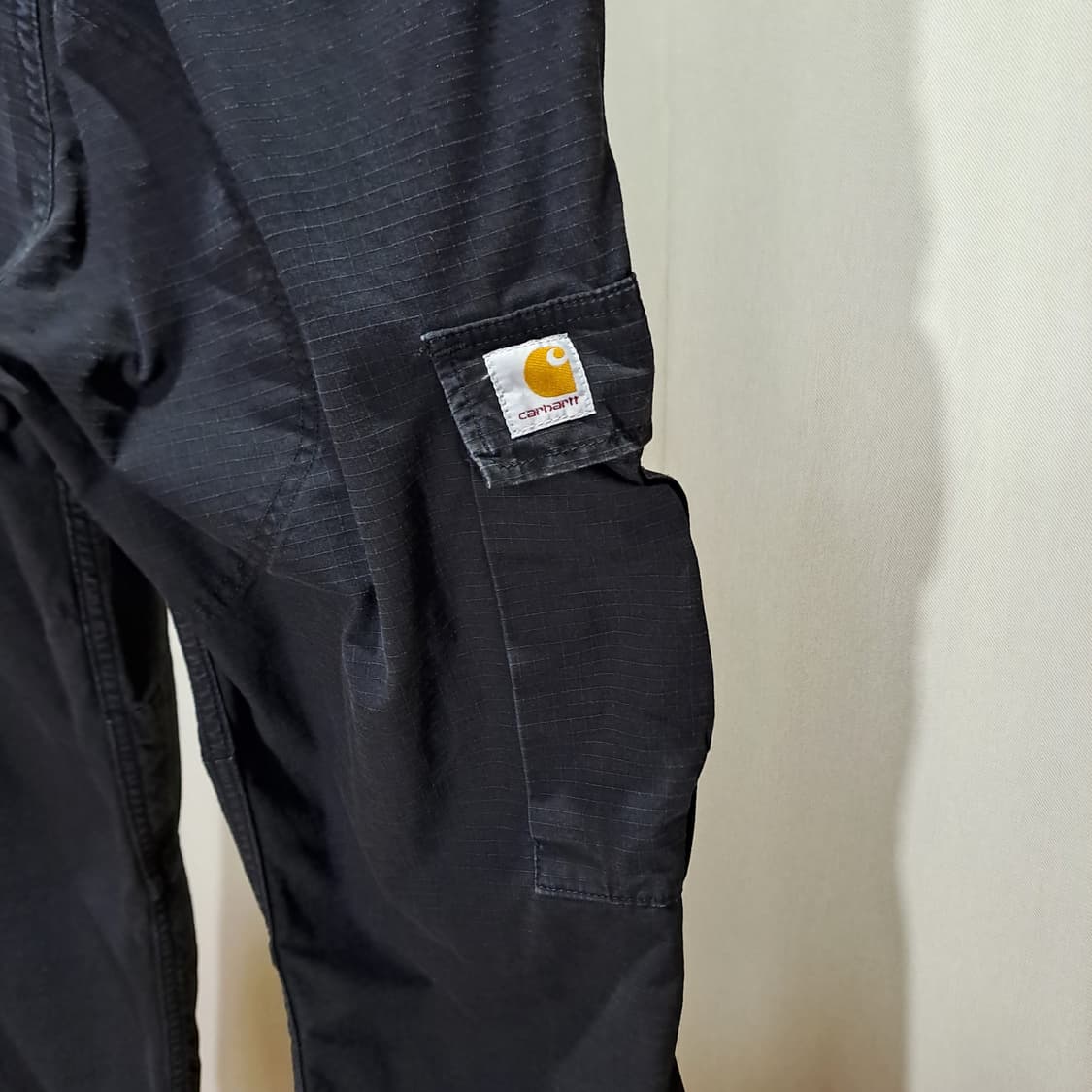 (택포) 칼하트 WIP 블랙 레귤러 카고 팬츠 31X32 B726 상품이미지6