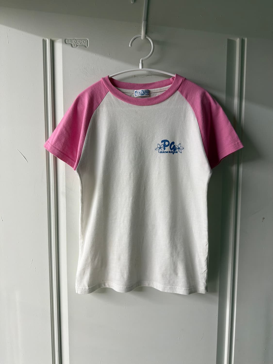 일본빈티지 레글런 더블 프린팅 숏반팔 상품이미지4