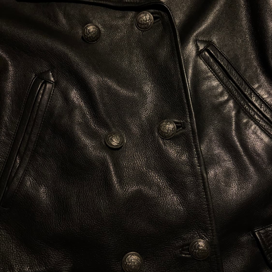 CHEVIGNON LAMSKIN SILVER DOUBLE COAT 상품이미지3