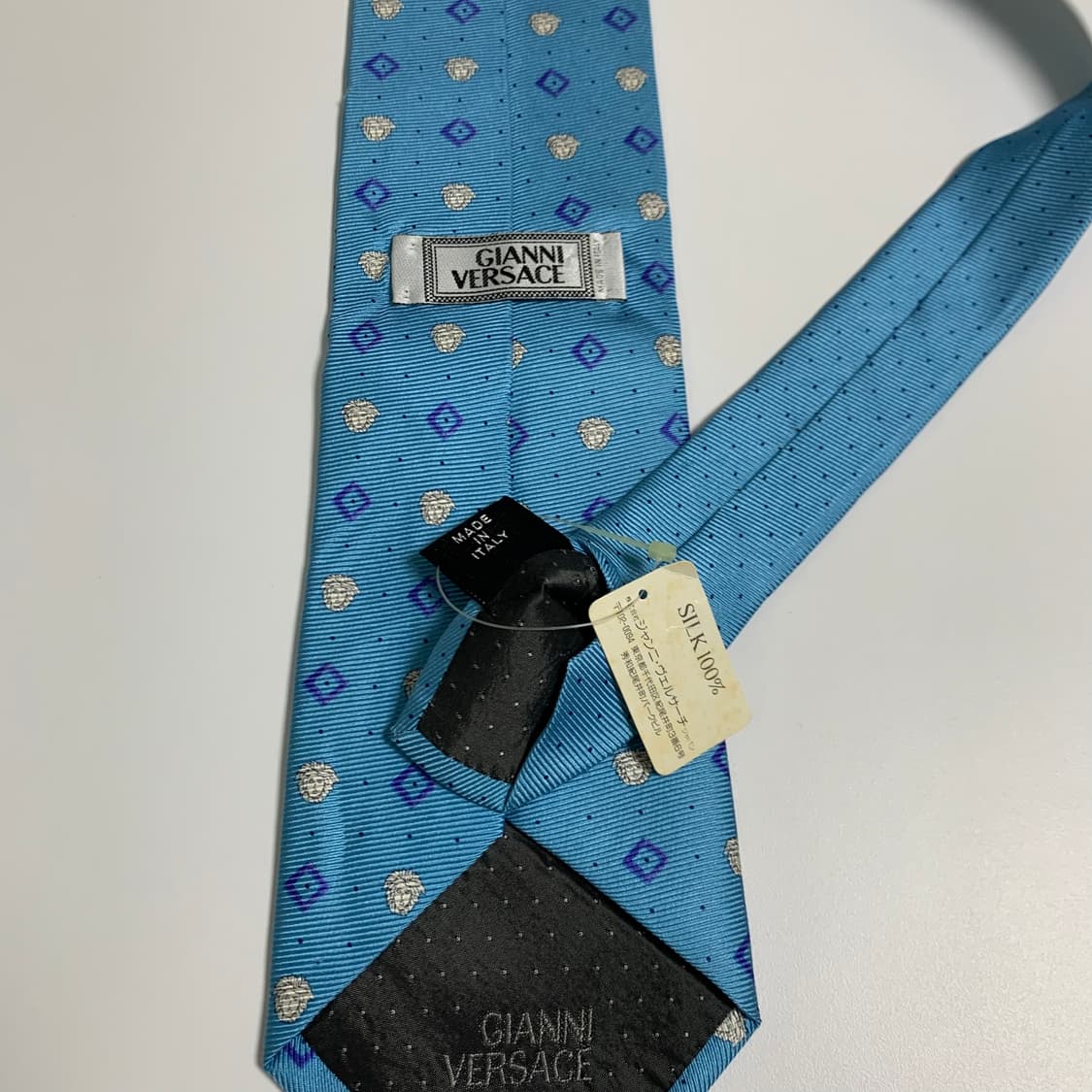 베르사체(VERSACE) 모노그램 명품 정장넥타이 A+등급 9.3cm 상품이미지7