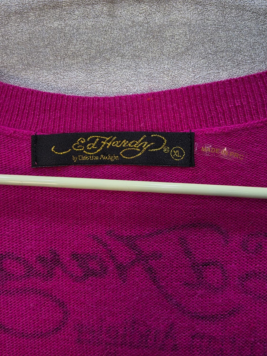 에드하디 크로스 프린팅 니트 ED HARDY 상품이미지3