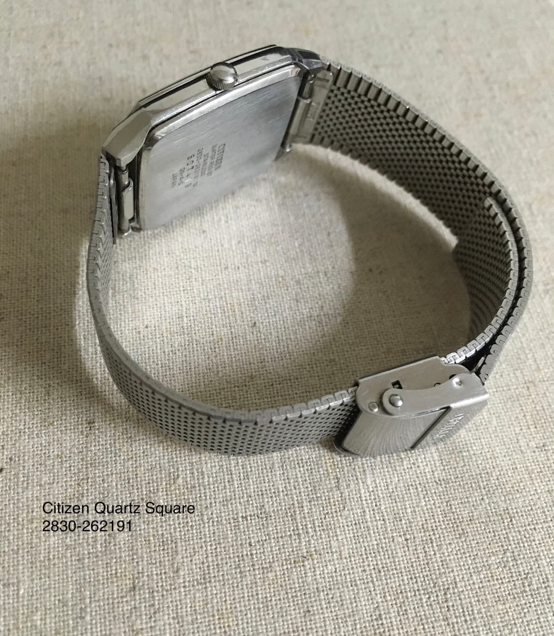 1990s Citizen Quartz Square 빈티지 시계 상품이미지3