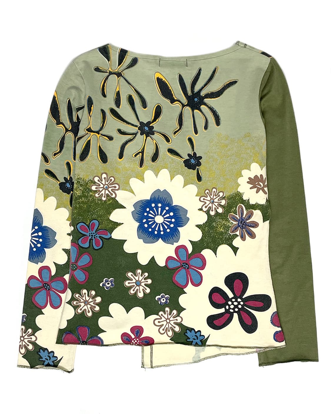 Custo Barcelona 사선 랩 플라워 롱 슬리브리스 상품이미지2