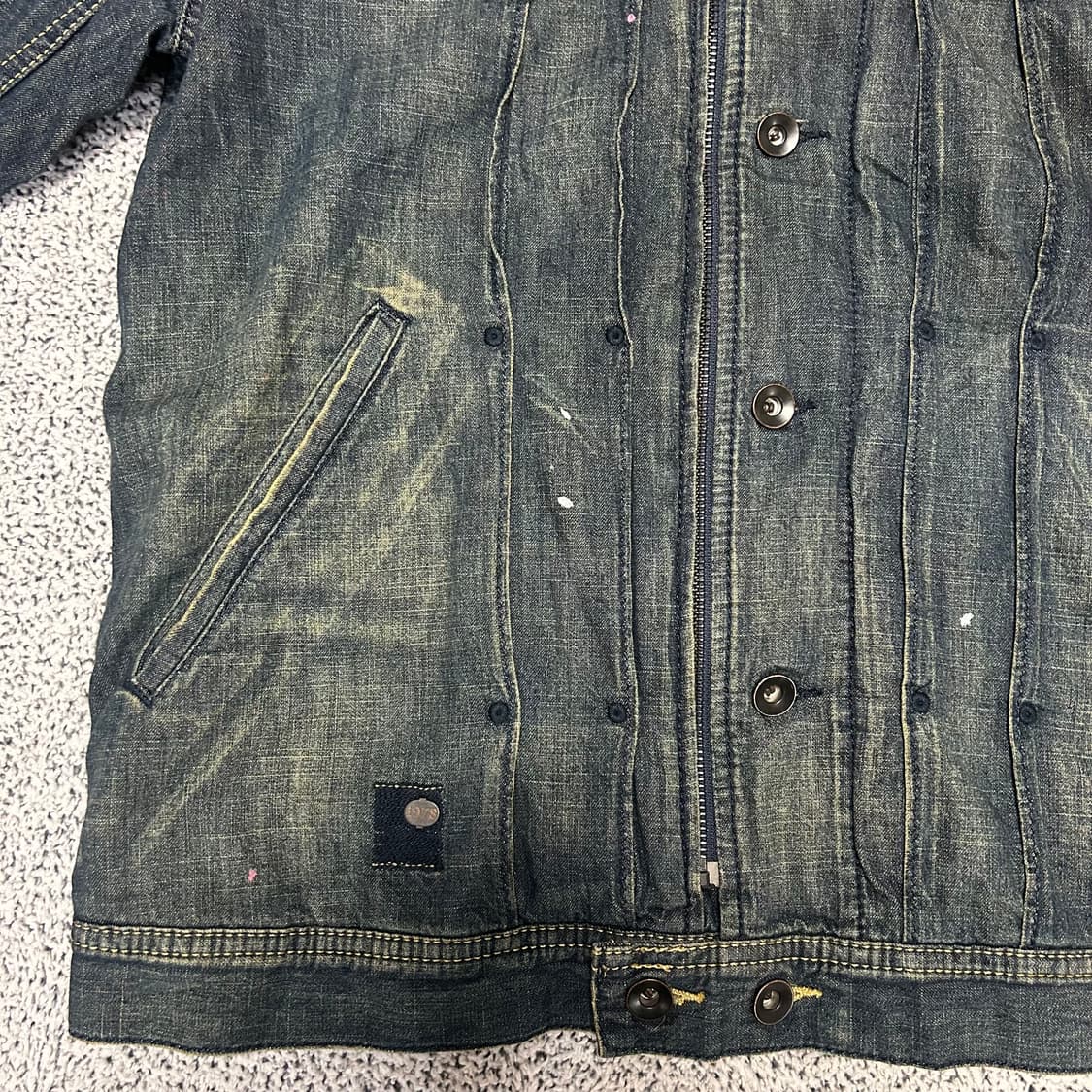 Diesel Washed Denim Hood Jacket 상품이미지4