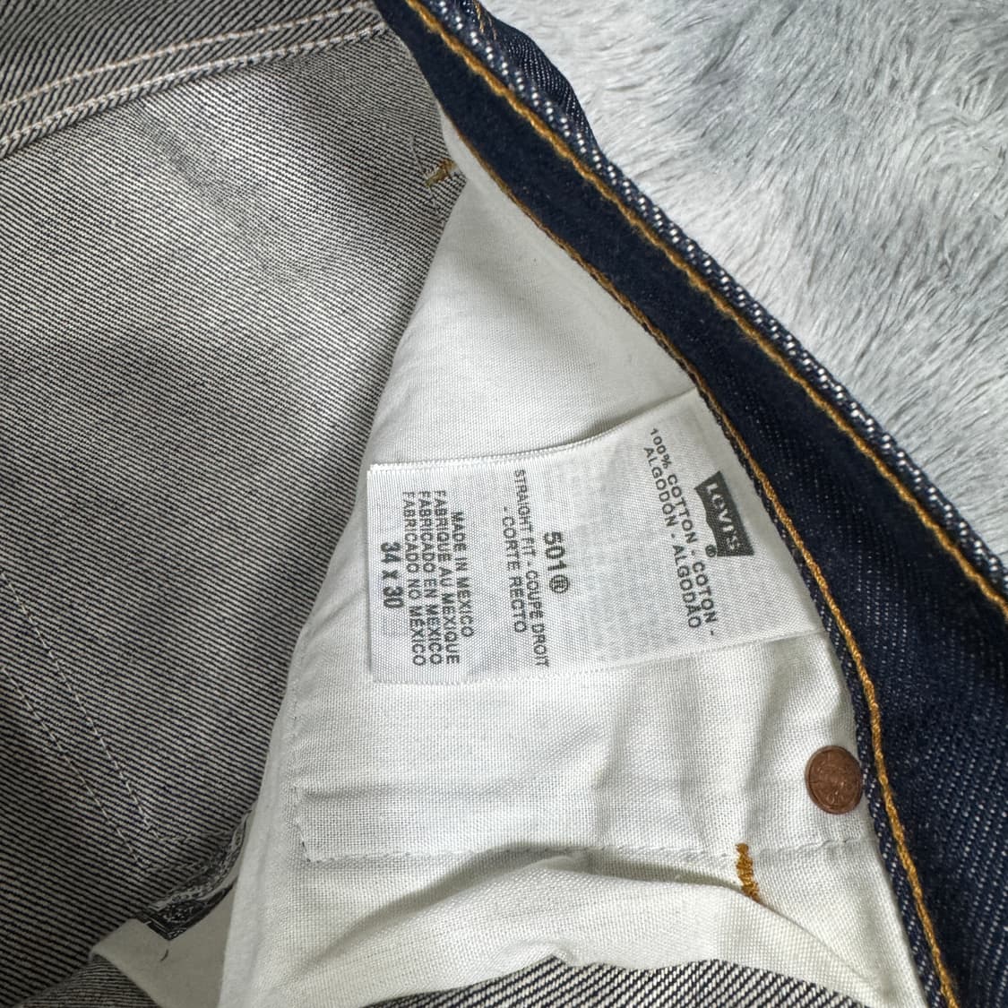 리바이스 501 34X30 새상품 멕시코생산 거의새것 상품이미지3