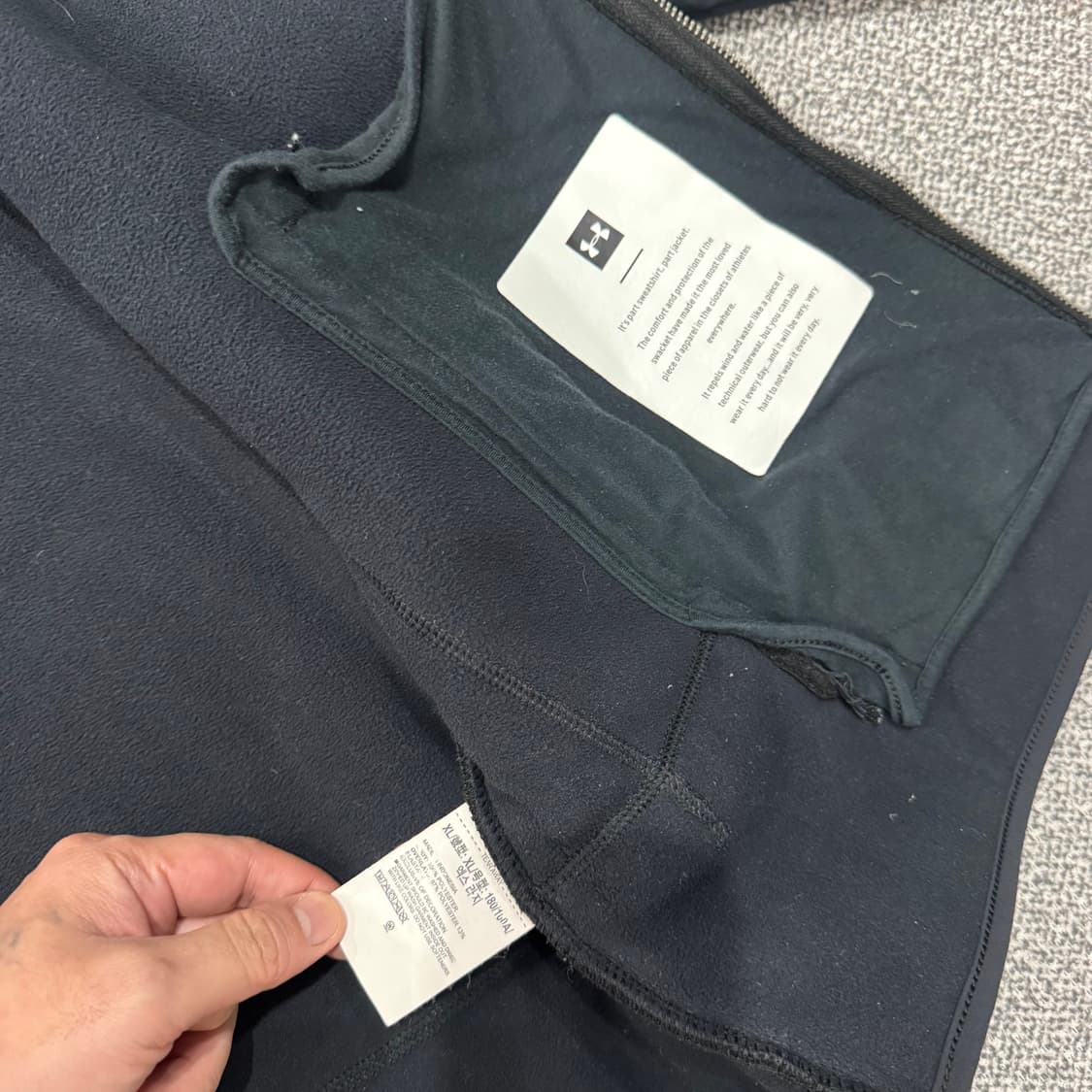 언더아머 추동 쉐르파 비숑부클 집업자켓 상품이미지6