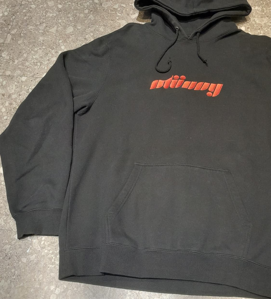 💥스투시 자수 후드 블랙 (XL) 상품이미지4