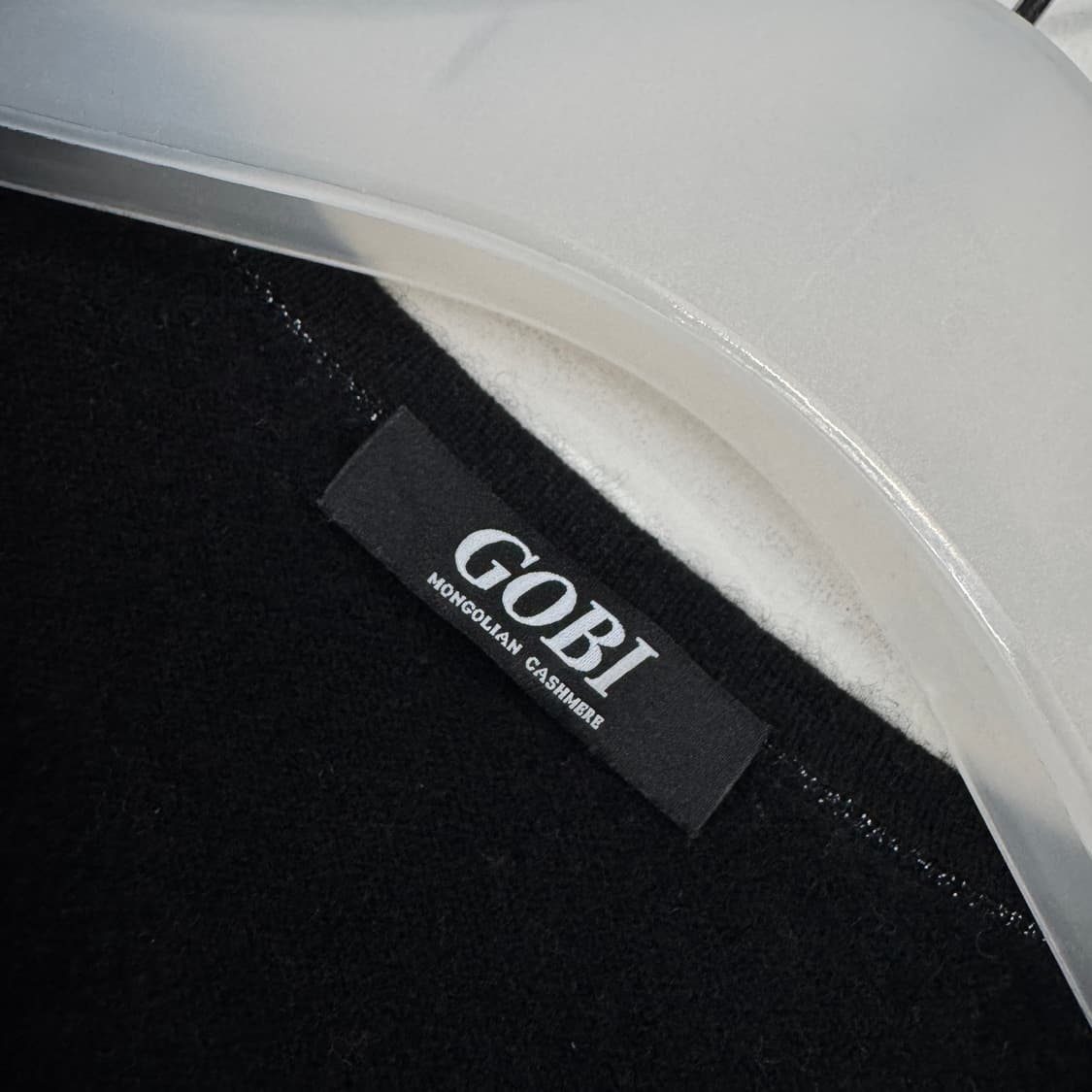 고비 글리터 라인 캐시미어 니트 가디건 상품이미지2