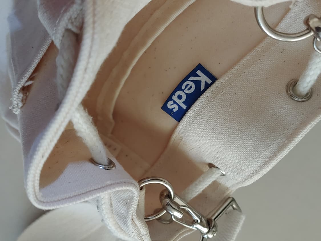 keds 케즈 복조리백 크로스백 가방 캔버스 미국 빈티지 숄버백 아이보리 상품이미지2