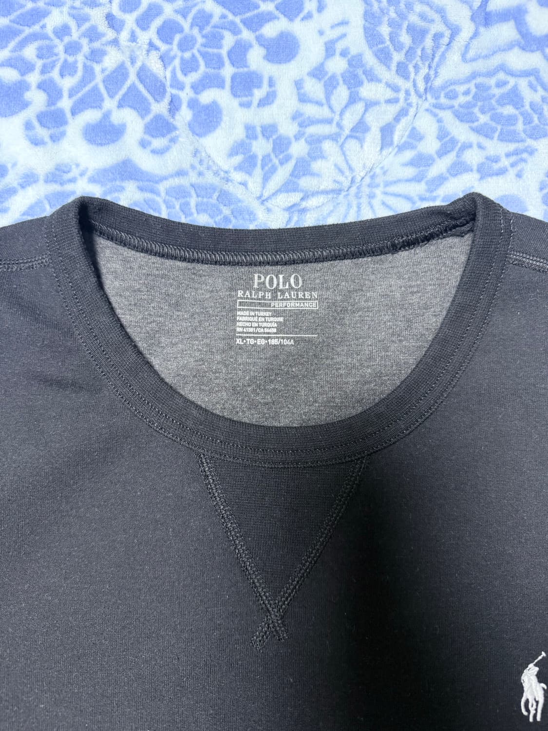 폴로 맨투맨 블랙 XL 상품이미지4