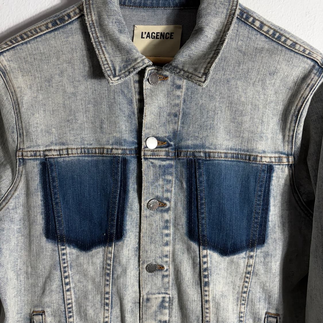 L'AGENCE 카리나 오버사이즈 데님 자켓(XS) 상품이미지2
