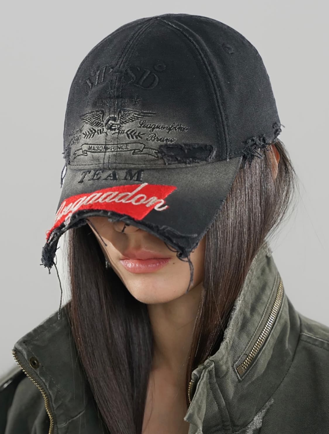 MASONPRINCE 빈티지 느낌의 밀리터리 볼캡 상품이미지6