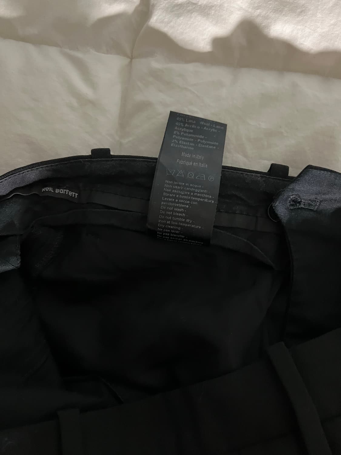 닐바렛 트라우저 블랙 사이즈46 상품이미지9
